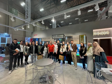 İç Mimarlık Öğrencileri Tüyap 47. Yapı, İnşaat Malzemeleri ve Teknolojileri Fuarında